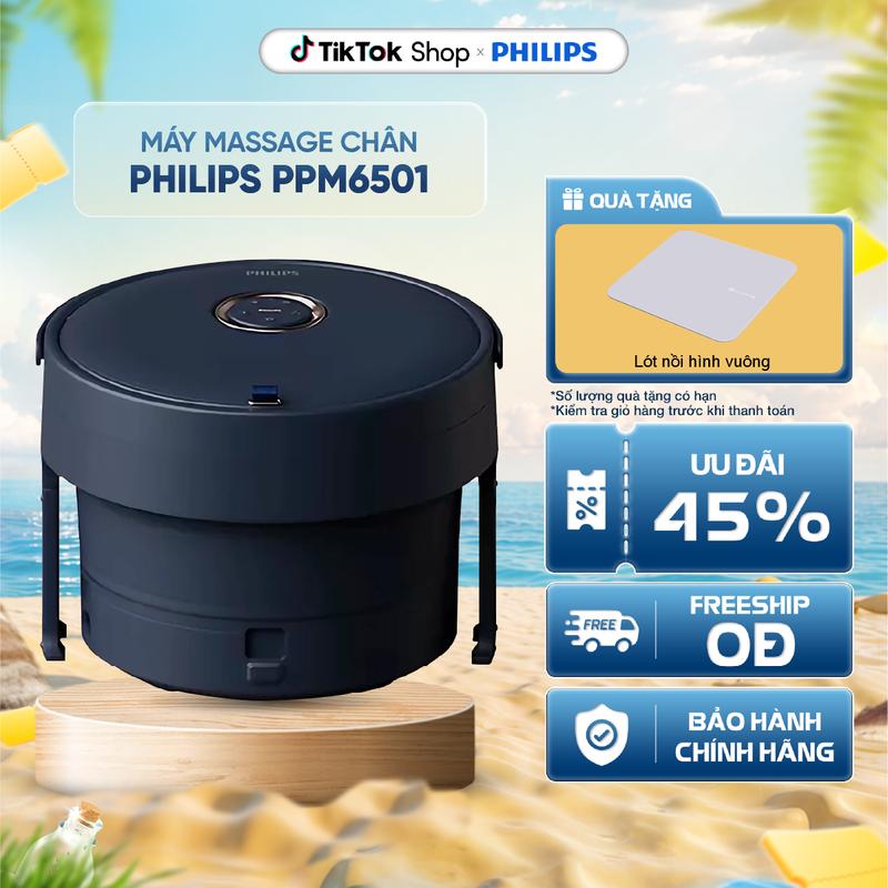Máy massage chân/ bồn ngâm chân massage Philips PPM6501