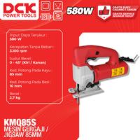 Gambar DCK Mesin Gergaji 580 Watt / Jigsaw 85mm / Mesin Gergaji Maju Mundur / Mesin Jigsaw Potong Kayu KMQ85S dari DCK Power Tools Indonesia Kota Administrasi Jakarta Barat 3 Tokopedia