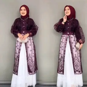 Azura Outer Brokat / Atasan wanita /Hanya Outernya saja