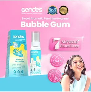 Gendes Feminine Hygiene Care Spray with Bubble Gum 7 Miracle Bioactives Merawat Kewanitaan 23 ml