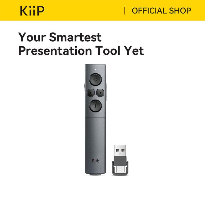 Promo KiiP LG12 Smart Laser Pointer 2-In-1 Type-C and USB Receiver ...