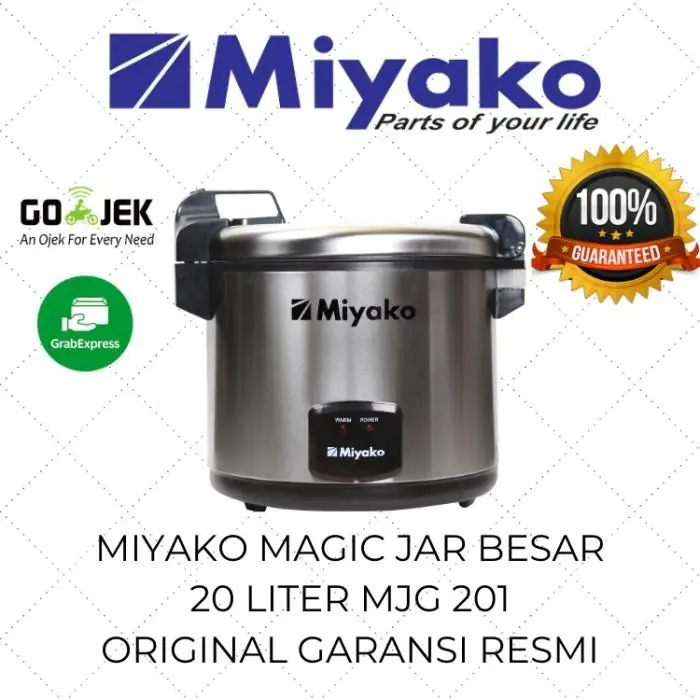MIYAKO MAGIC JAR BESAR /RICE COOKER / MAGIC COM JUMBO MJG 201 20 LITER