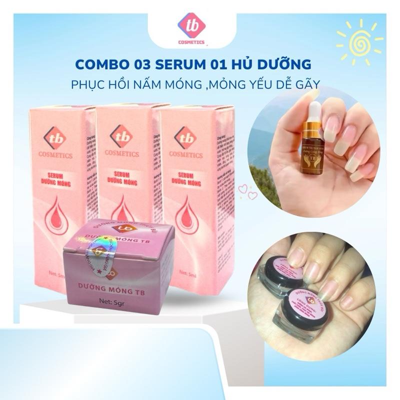  03 LỌ NẤM SERUM DƯỠNG MÓNG VÀ 01 HỦ DƯỠNG MÓNG TAY ,chăm sóc móng và hỗ trợ nấm móng  bọng móng tay và chân 