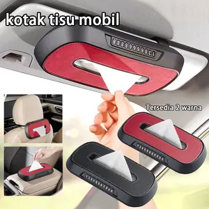 Mobil Dashboard Gantung Hanger Kulit Kotak Tisu Car Tool MOBIL UNIVERSAL Tangan Mobil Holder Kotak Tissue Organizer Multi-function Car Storage Box TAS MULTIFUNGSI TEMPAT TISU KOTAK TISSUE