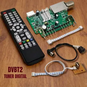Tuner Digital DVB-T2 Universal untuk TV Tabung LED LCD Garansi Pabrik Resolusi Full HD Konektivitas Nirkabel Akses YouTube dengan Kontrol Suara Mudah Digunakan