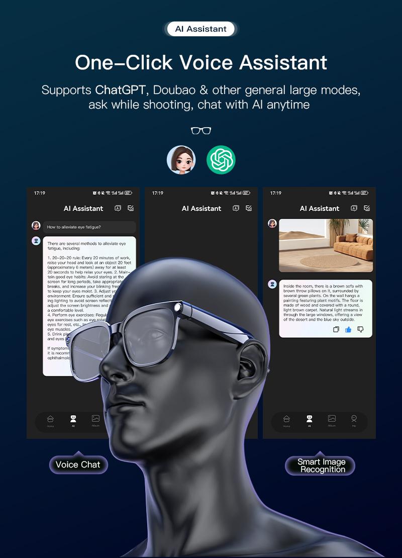 PEJE Smart Glasses 800W Camera AI Translate | OutdoorSmart Sport | Remote Photo & HD Video | Bluetooth 5.4 Music | Hands-Free Calling | IP65 Waterproof Kacamata Pintar Outdoor