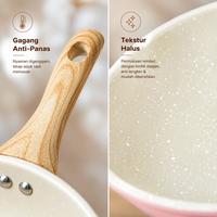 Gambar [EXCLUSIVE  CELYHOME] RIVER LIGHT - Wajan Teflon Anti Lengket 22CM SERBAGUNA BEBAS PFOA - Kitchenware dari RIVER LIGHT Kab. Tangerang 4 Tokopedia