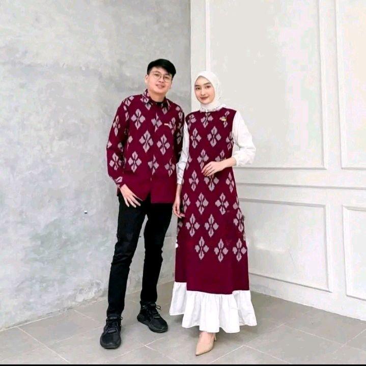 NADEEA BAJU SARIMBIT TENUN BAJU COUPLE BAJU LEBARAN 0