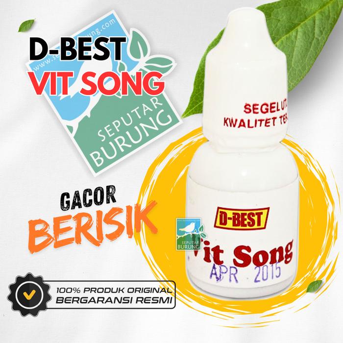 Gambar Vitamin Burung VITSONG D-BEST Gacor Rajin Kicau Obat Macet Bunyi Stres dari Seputar Burung Indonesia Kab. Sleman Tokopedia