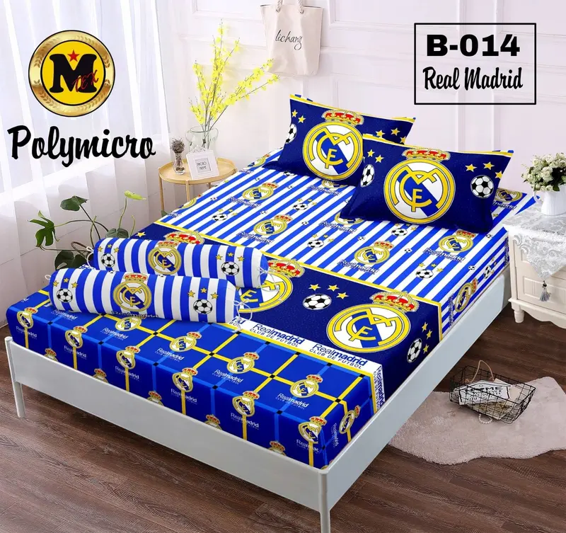 Sprei single motif BOLA kekinian ukuran 120 160 180 200 Katun 1