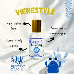 BLUE SKY - PARFUM VIERESTYLE DELUXE 30 ML - PARFUM PRIA TAHAN LAMA