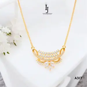 Kalung Koye Wanita Dewasa  Permata Simpel Lapis emas Anti Karat IVONA JEWELRY 086