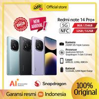 Gambar Xiaomi Redmi Note 14 Pro Plus 5G 12/512GB 8/256GB Garansi Resmi Note 14 Pro + - Purple, 8/256GB dari Okeshop Kota Administrasi Jakarta Pusat 1 Tokopedia