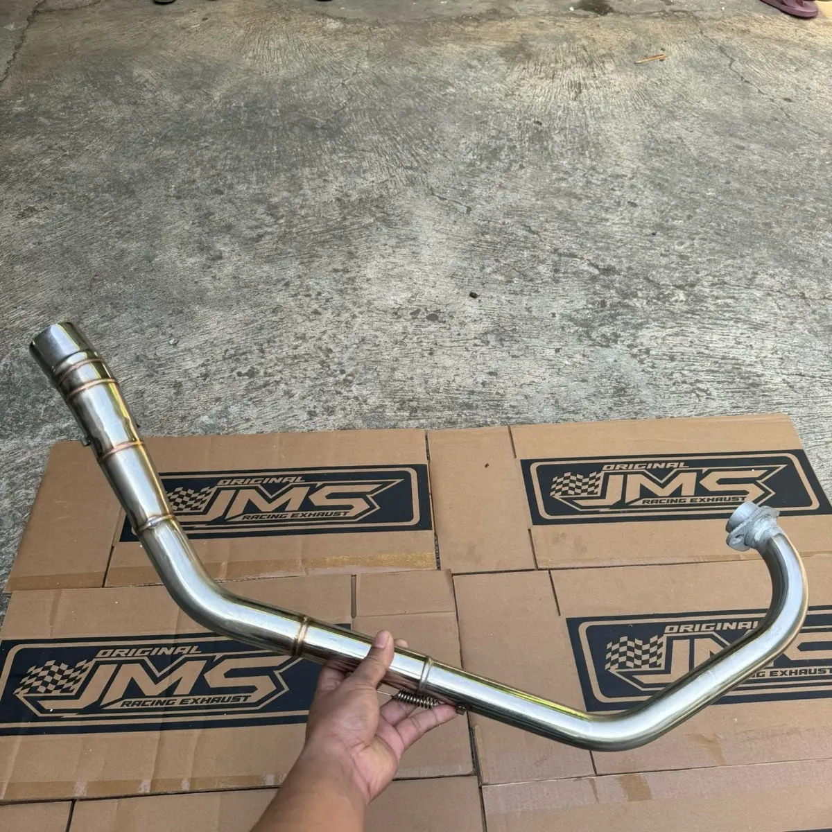 Leher knalpot satria fu jentar , road race