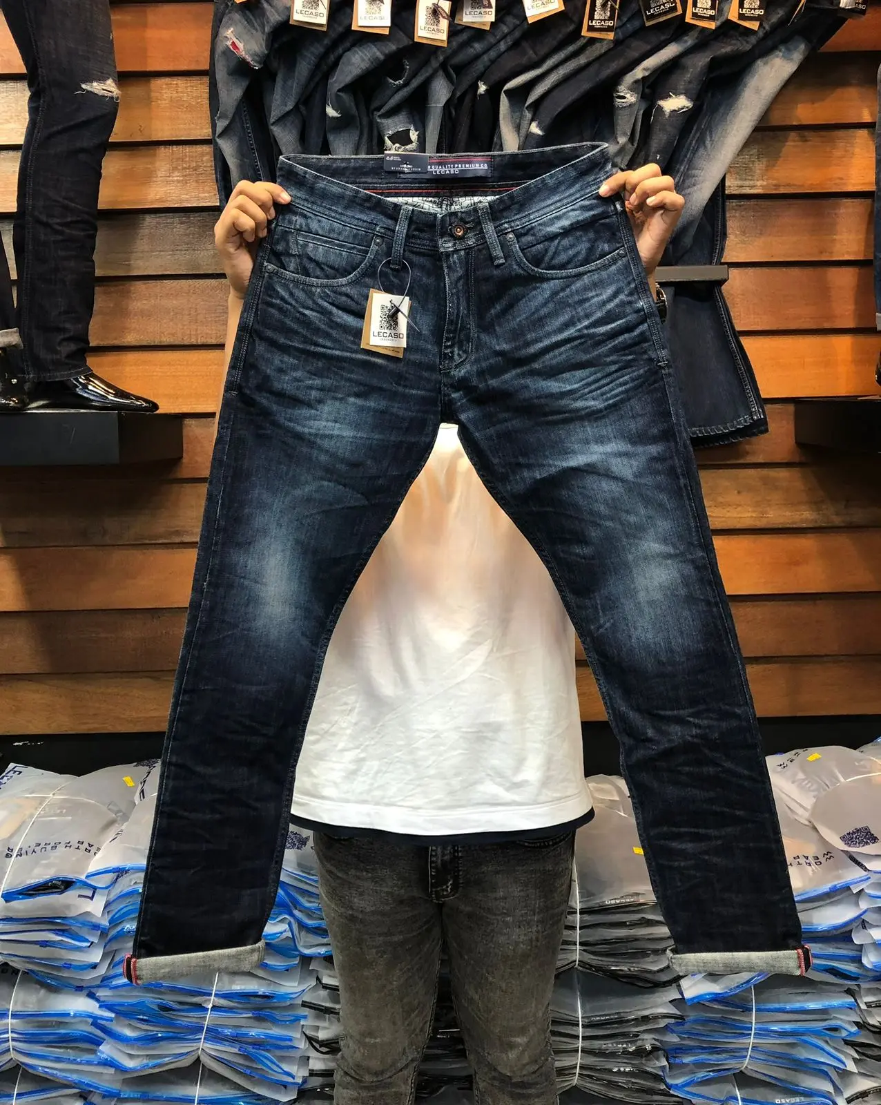 lecaso denim // jeans lecaso terbaru // celana panjang pria terlaris