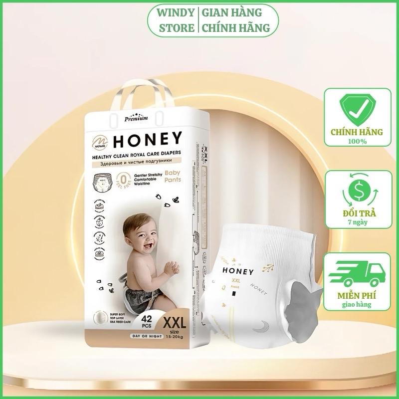 [MẪU MỚI] Tã Bỉm Dán/Quần Honey Premium chính hãng, đủ size cho bé NB/S/M/L/XL/XXL/3XL/4XL