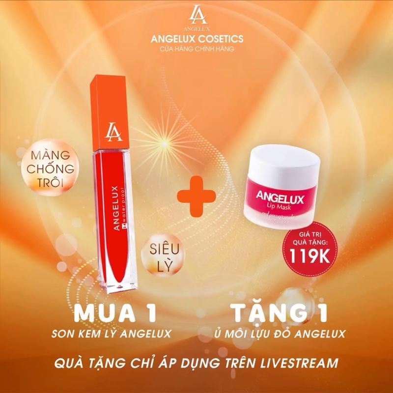 MUA 1 TẶNG 1 - Son angelux tặng dưỡng môi lựu đỏ
