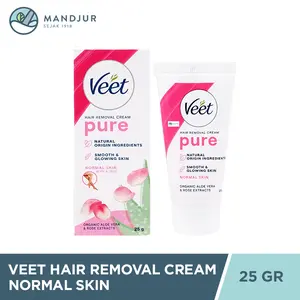 Veet Hair Removal Cream Normal Skin 25 Gr - Perontok Bulu Kulit Normal
