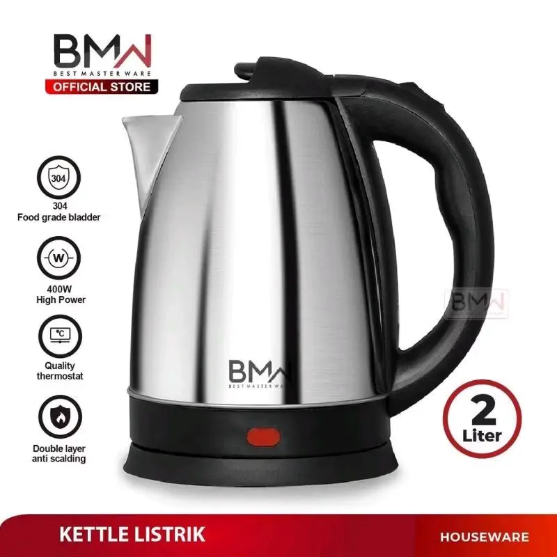 Teko listrik 2 liter stainles