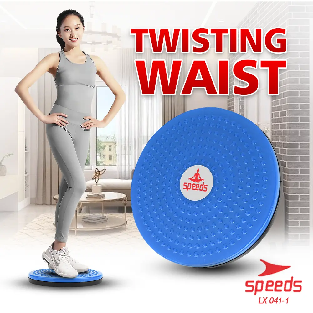 Speeds Waist Twisting Jogging Trimmer Non Magnetic Alat Olahraga Putar Kaki Pelangsing Badan Untuk Mengecilkan Perut dan Paha 041-1