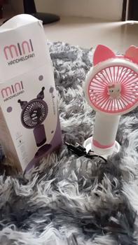 Product Review of SANRIO Kipas Fan Mini Kuromi Cinamonrol Melodi Helo Kiti Lucu mini murah Angin from J**h 2