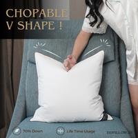 Gambar DDPillow Set 2 Bantal Sofa / Cushion Hotel Bulu Angsa Asli 70% Down - 45cm x 45cm dari ddpillow Kota Administrasi Jakarta Barat 3 Tokopedia