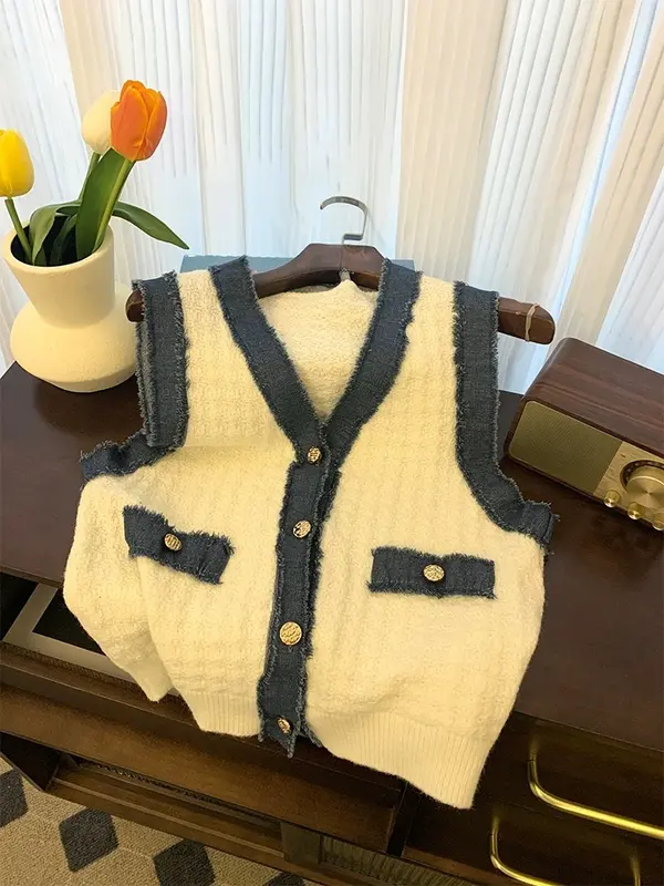 [PREMIUM]Berynette 0270 & 0327 Vest Outer Knit Import Atasan Baju Wanita Vest Crop Top Panjang 3