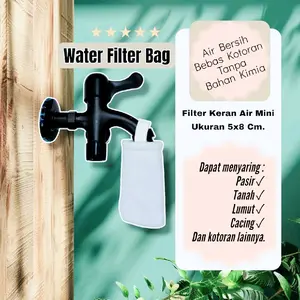 (isi 4 pcs.mini) - filter penyaring air keran filter mini ukuran 5x8 cm air bersih bebas kotoran tanpa bahan kimia