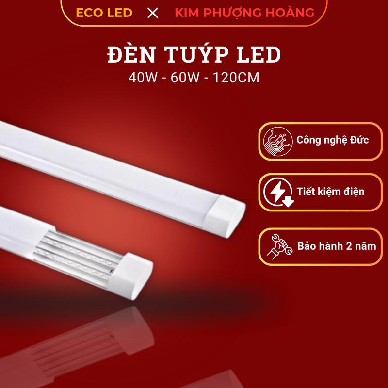 [COMBO 5 BÓNG] Đèn Tuýp LED Bán Nguyệt 1m2 60W | Độ sáng cao - Ánh sáng ổn định | Bền Bỉ – Tiết Kiệm Điện