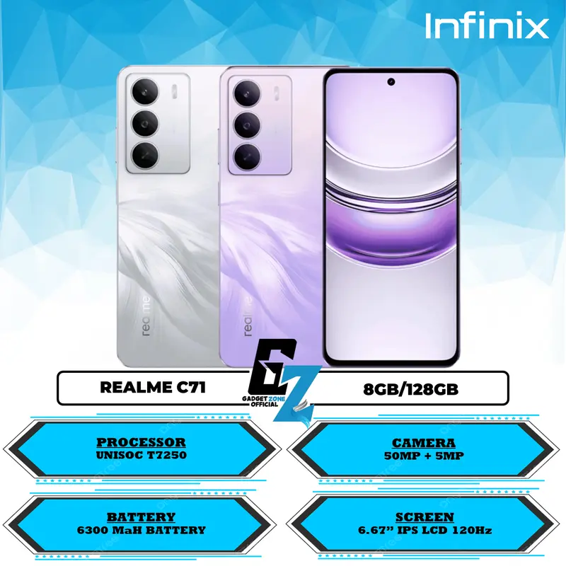 REALME C71 ( 8GB/128GB ) GARANSI RESMI
