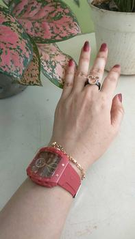 Product Review of JAM TANGAN WANITA TIERRA TR-2202 FASHION ORI TANGGAL AKTIF TALI RUBBER from c**h Y**i d**r h**e 0