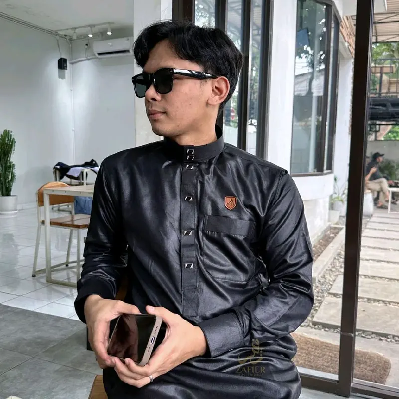 Jubah Slimfit Ali Premium x Ahmad Widani - Gamis Thobe Umroh Muslim Pria & Anak 2