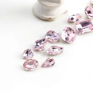 NOELIE_NAIL Rhinestone Nail Crystal Nail Accessories 3D Hiasan Kuku Cantik Nail Art Manik