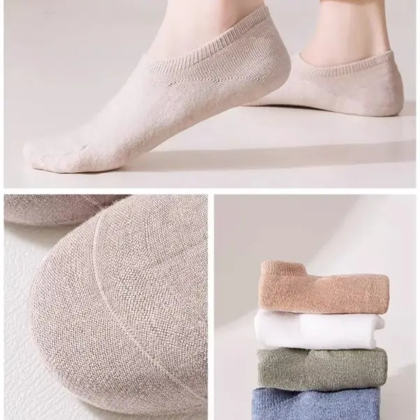 kaos kaki pendek semata kaki wanita polos hidden Women socks - Kaus Kaki Katun Abg Korean Japanese Sock Bawah mata kaki AP10 8