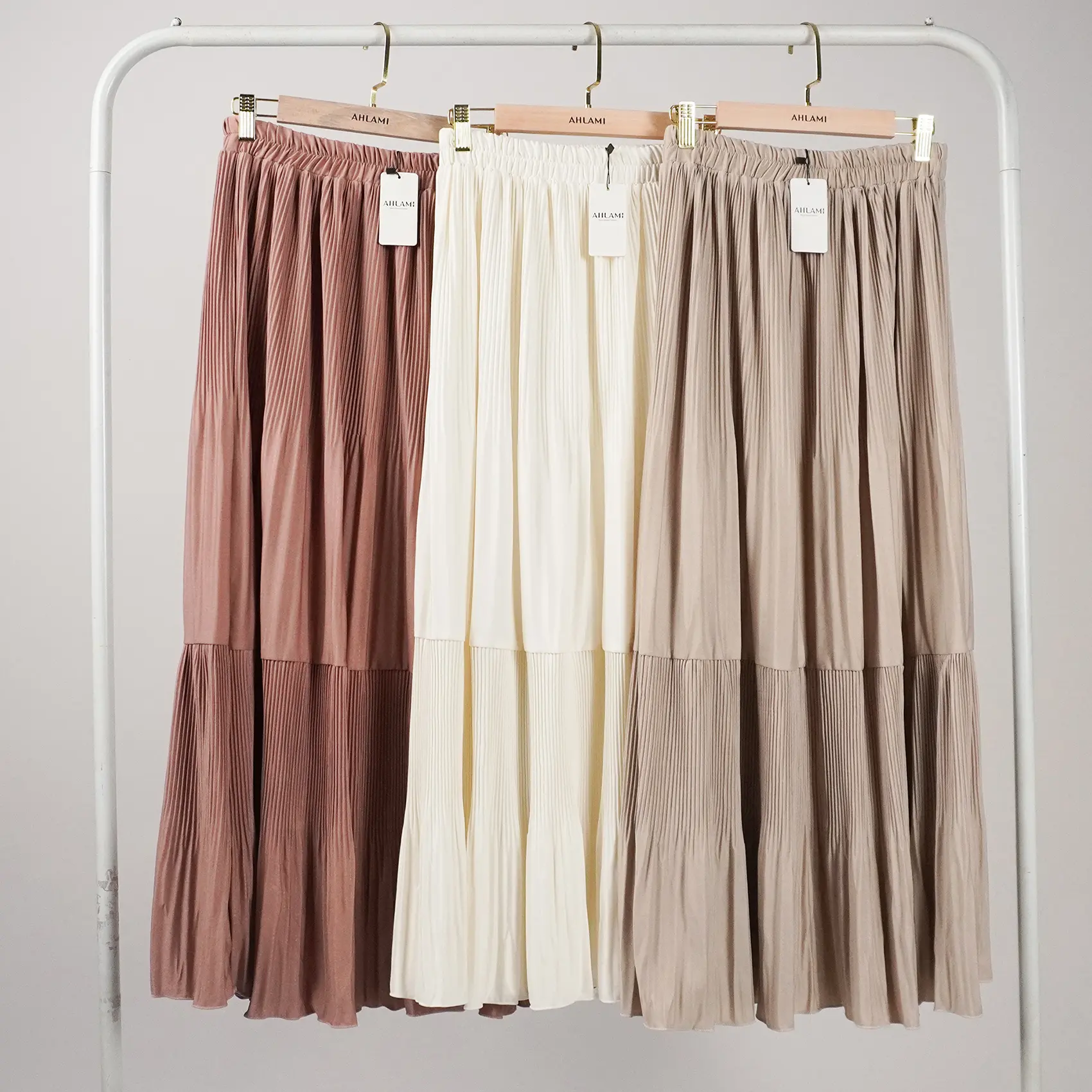 Ahlami- Ceyda Skirt Rok Plisket Susun Premium