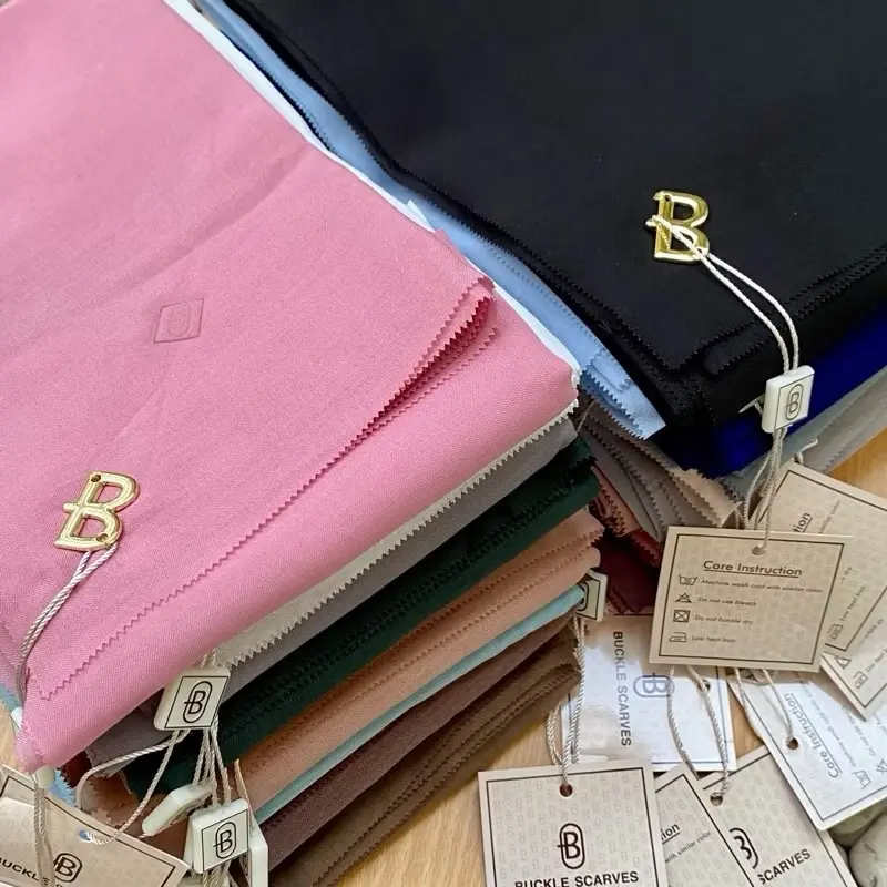 HIJAB BUCKLE SCARVES FREE POUCH