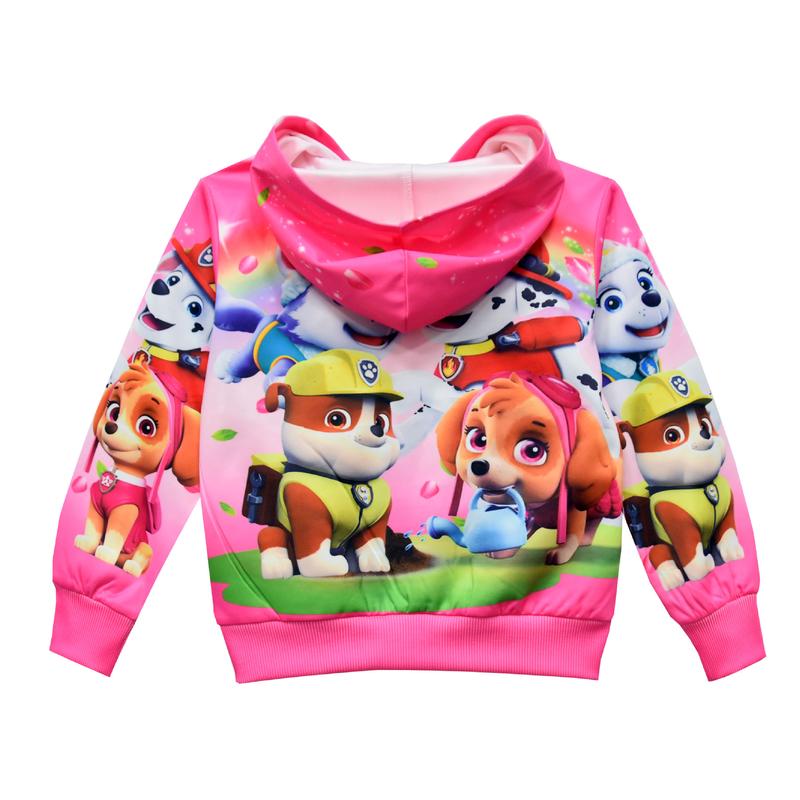 Product Introduction of Girls Cartoon Dogs Jacket Girls Spring And Autumn Coats 7