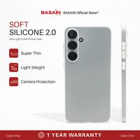 Gambar BASAIN Casing for Samsung S21 Ultra Soft Silicone 2.0 Case ORIGINAL- White dari BASAIN Store Kota Bandung 1 Tokopedia