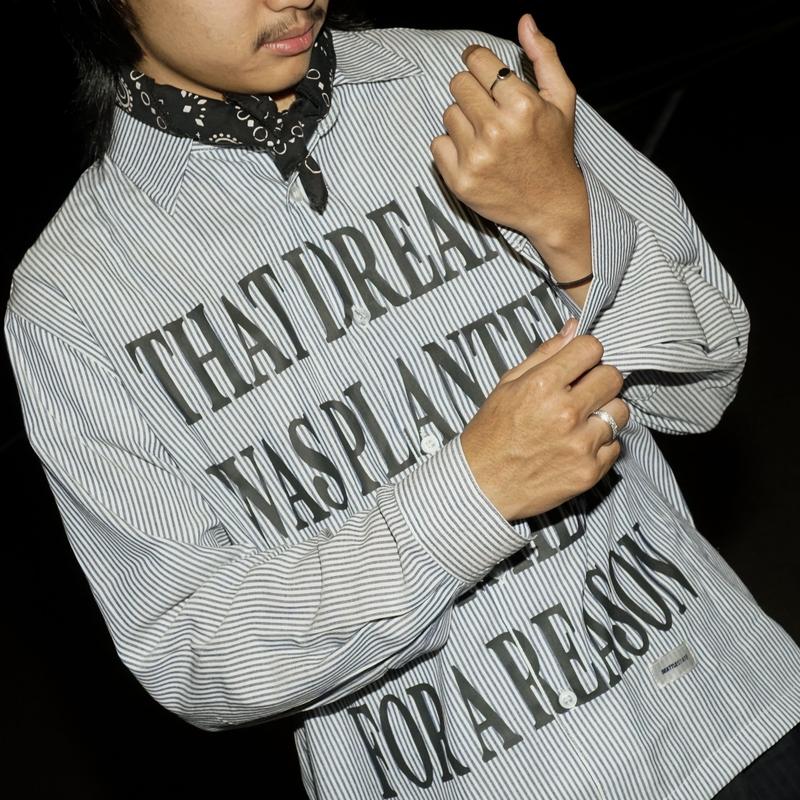 Kemeja Salur - Kemeja Stripe Tangan Panjang Cotton "THAT DREAMS" Reguler Fit seattlestate.asia 6