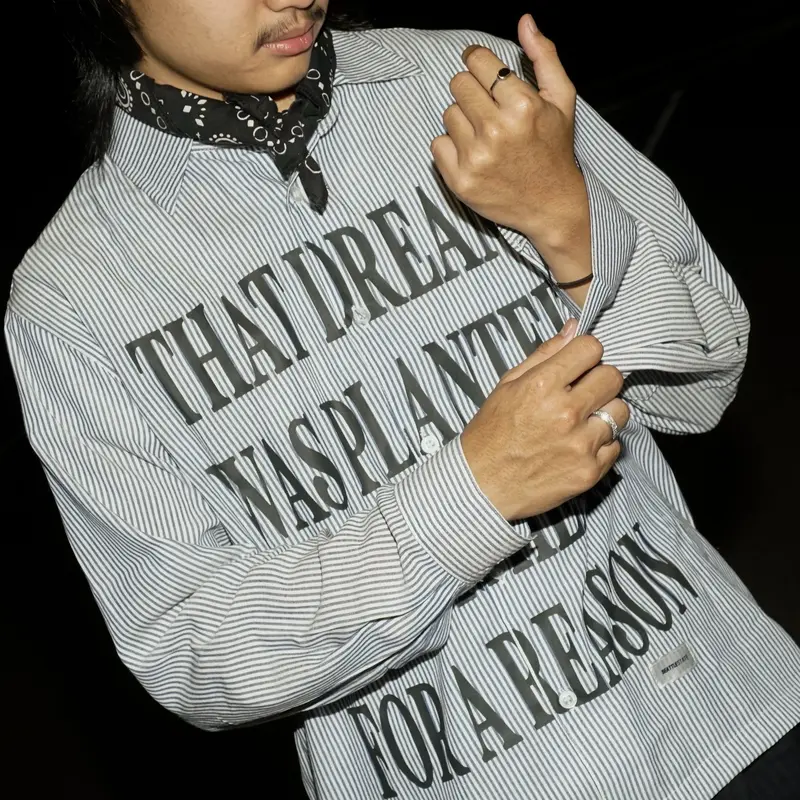 Kemeja Salur - Kemeja Stripe Tangan Panjang Cotton "THAT DREAMS" Reguler Fit seattlestate.asia 6