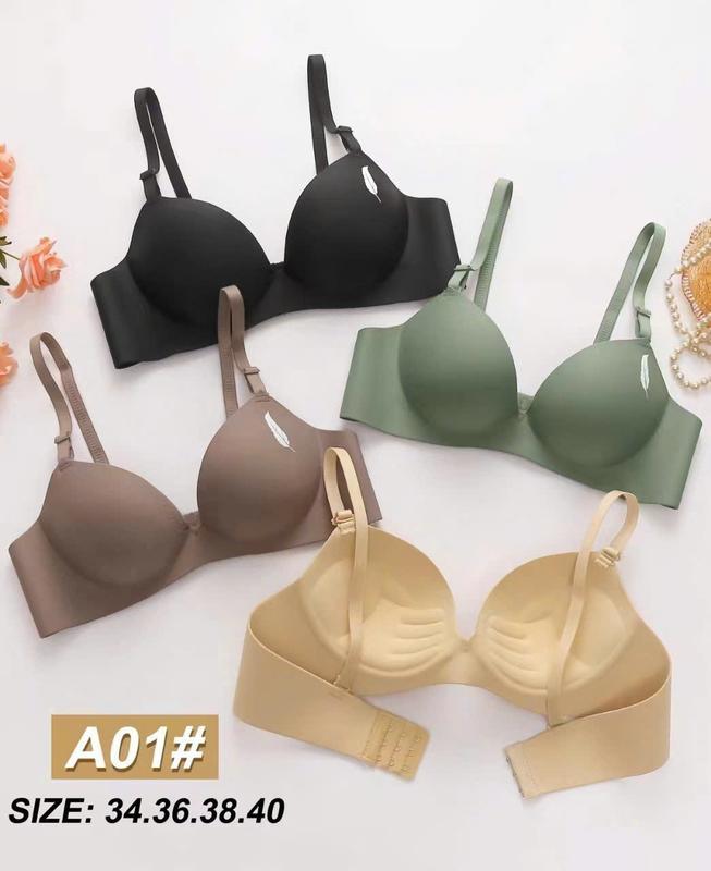 (TĂNG SIZE) SÉT 3 Áo lót nữ, áo ngực nữ đúc su Lông Vũ không gọng đệm dày 3CM bàn tay nâng ngực chống xệ