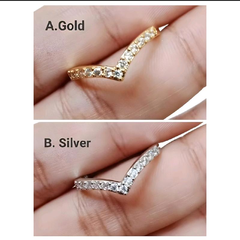 RAL58.Cincin Fuji xuping dewasa lapis emas dgn mata zircon 0