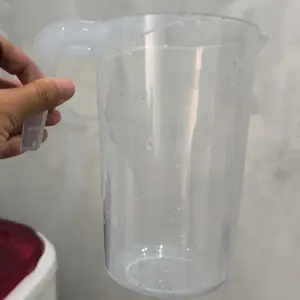 Gelas Takar Ukur 100ml 250ml 300ml 500ml 1000ml Gelas Ukur Plastik Bening Gelas Air Susu Tepung TEBAL Gelas Ukur Cone Kerucut Bulat Kitchenware