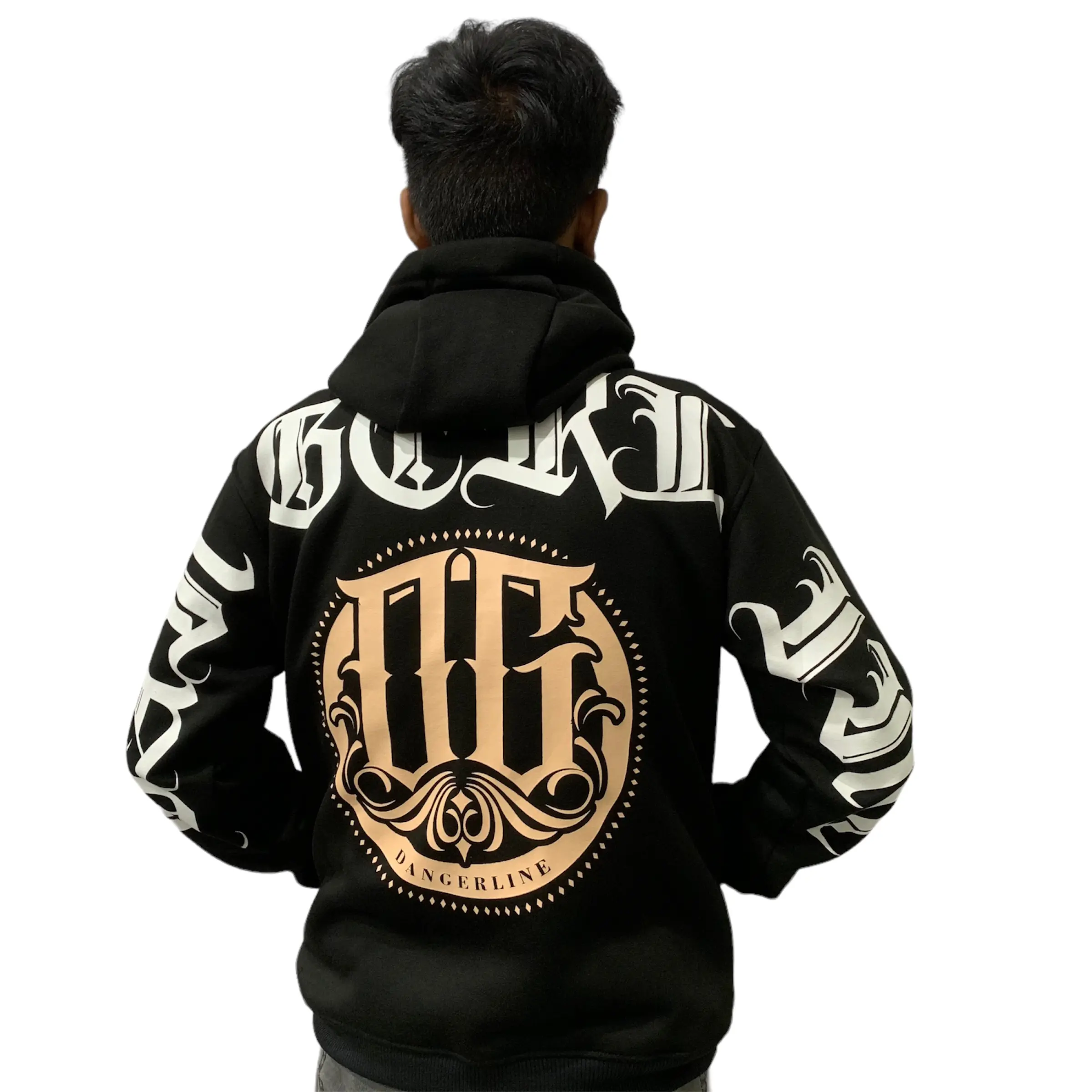 HOODIE SHERPA BAHAN TEBAL COCOK UNTUK PRIA - WANITA DL PUTIH CREAM BULAT