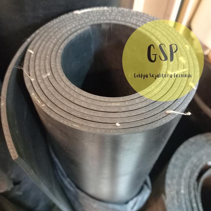 Karet Serat Benang 1ply 3mm x 100cm x 100cm - Insertion Rubber Sheet