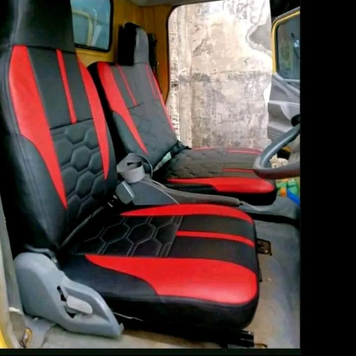 sarung jok cover jok mobil truk canter ful busa desain simpel dan elegan Car kendaraan mudah di pasang 1