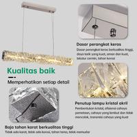 Gambar GOGEOUS Lampu Gantung Minimalis Modern RUANG TAMU - COD Lampu Gantung LED 3 Ring Modern Untuk Kamar Tidur Lampu Gantung Emas 3 Ring LED 3 Warna Ceiling Lamp Sederhana Ruang Makan Ruang Tamu Chandelier tangga mewah kristal jatuh - 3Warna B18-4-80cm dari GogeousLighting Kab. Tangerang 2 Tokopedia
