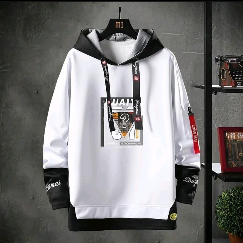 Terlaris Sweater Hoodie Korea Mod l Baru  Pria Wanita Bahan Lembut Tebal Keren Panjang Tangan Distro Unisex Fleece Sports Loose-fitting vneck short sleeve willow green t-shirt 7