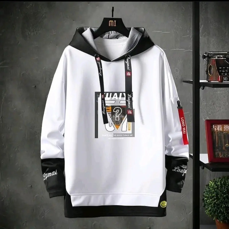 Terlaris Sweater Hoodie Korea Mod l Baru  Pria Wanita Bahan Lembut Tebal Keren Panjang Tangan Distro Unisex Fleece Sports Loose-fitting vneck short sleeve willow green t-shirt 7