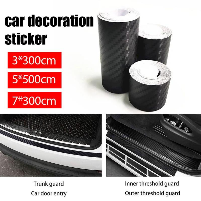 Nhãn dán ô tô sợi carbon 3D chống nước, tấm che trầy xước dùng để trang trí…